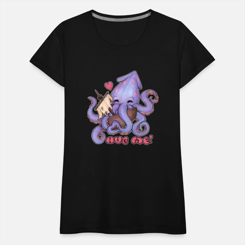Cute monster Octopus - Hug me - funny gift idea
