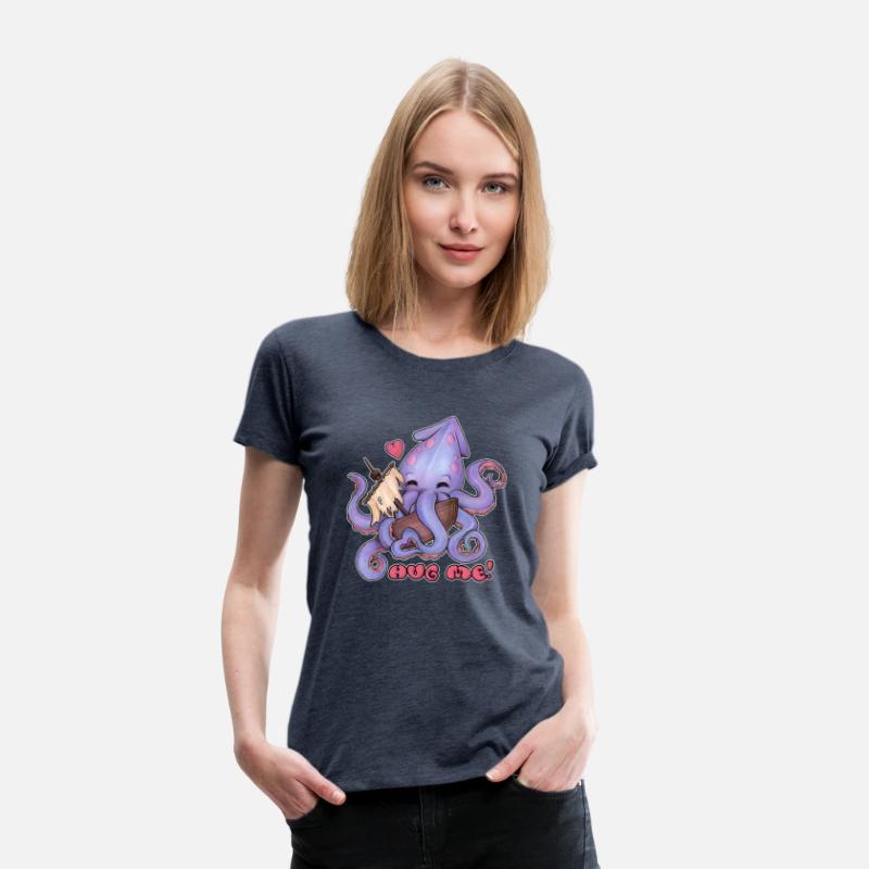 Cute monster Octopus - Hug me - funny gift idea