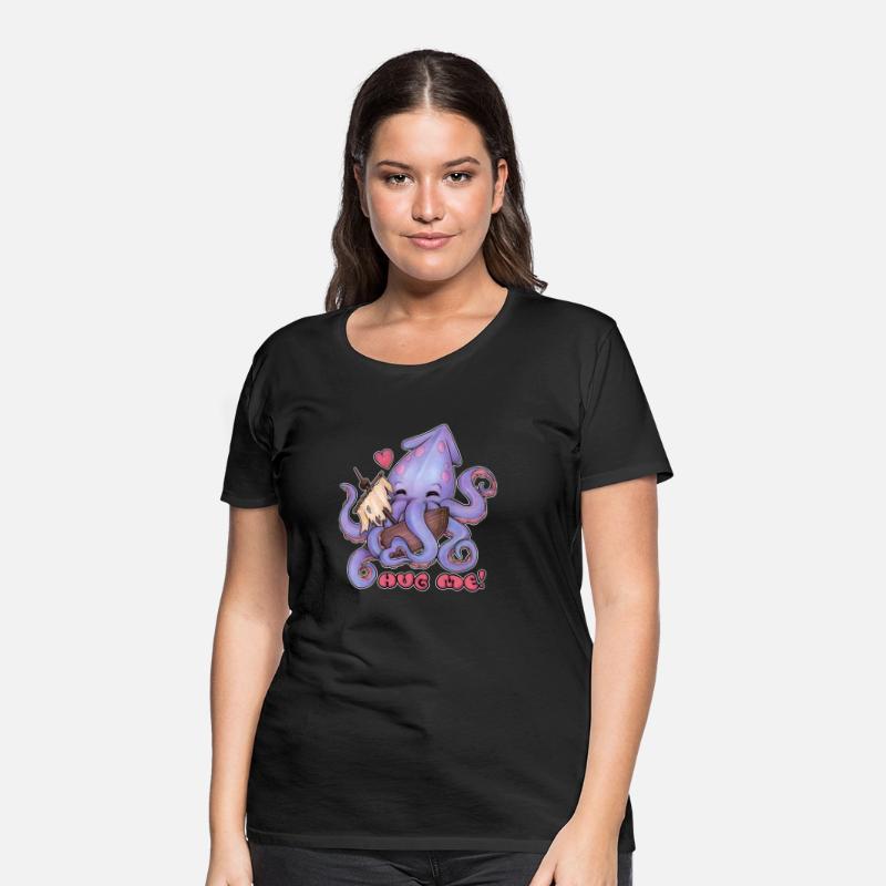 Cute monster Octopus - Hug me - funny gift idea