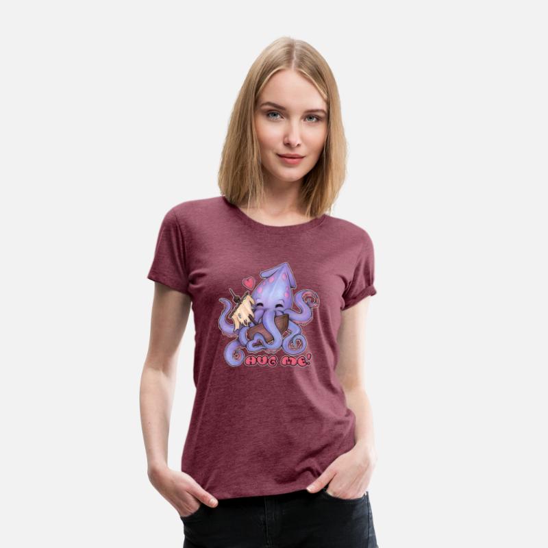 Cute monster Octopus - Hug me - funny gift idea
