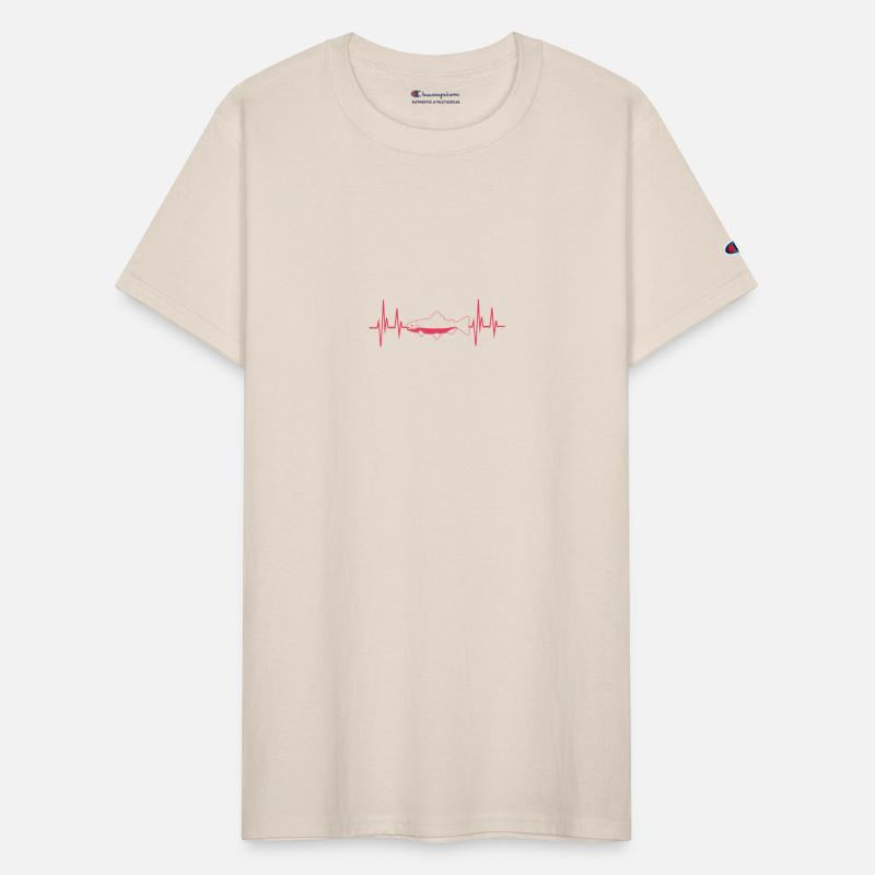 Cute Trout Fisherman Heartbeat Trout Fish