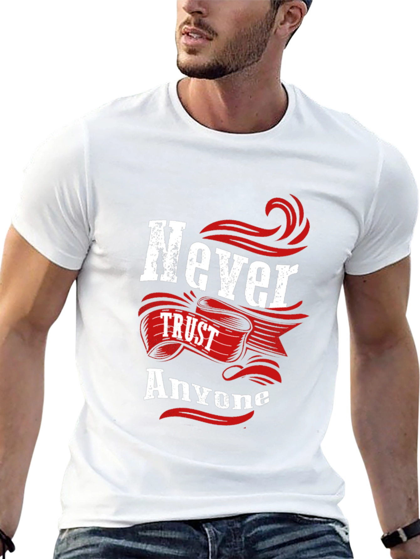 Never Trust Anyone Graphic Tee