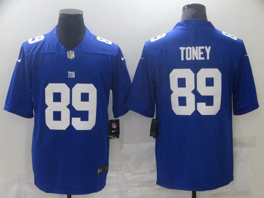 Men's New York Giants Kadarius Toney #89 Blue Game Jerseys