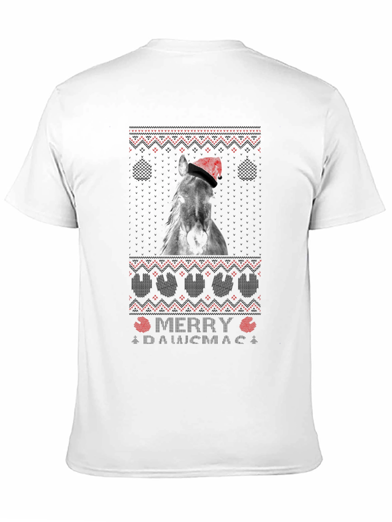 Festive Horse Christmas T-Shirt