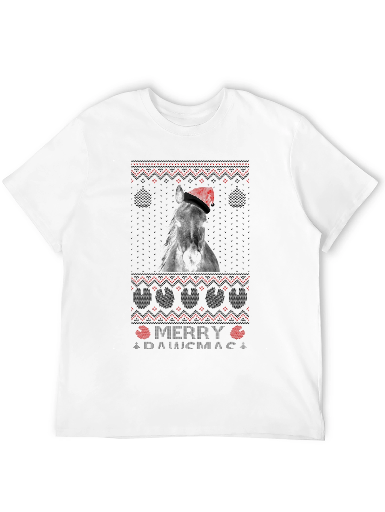 Festive Horse Christmas T-Shirt