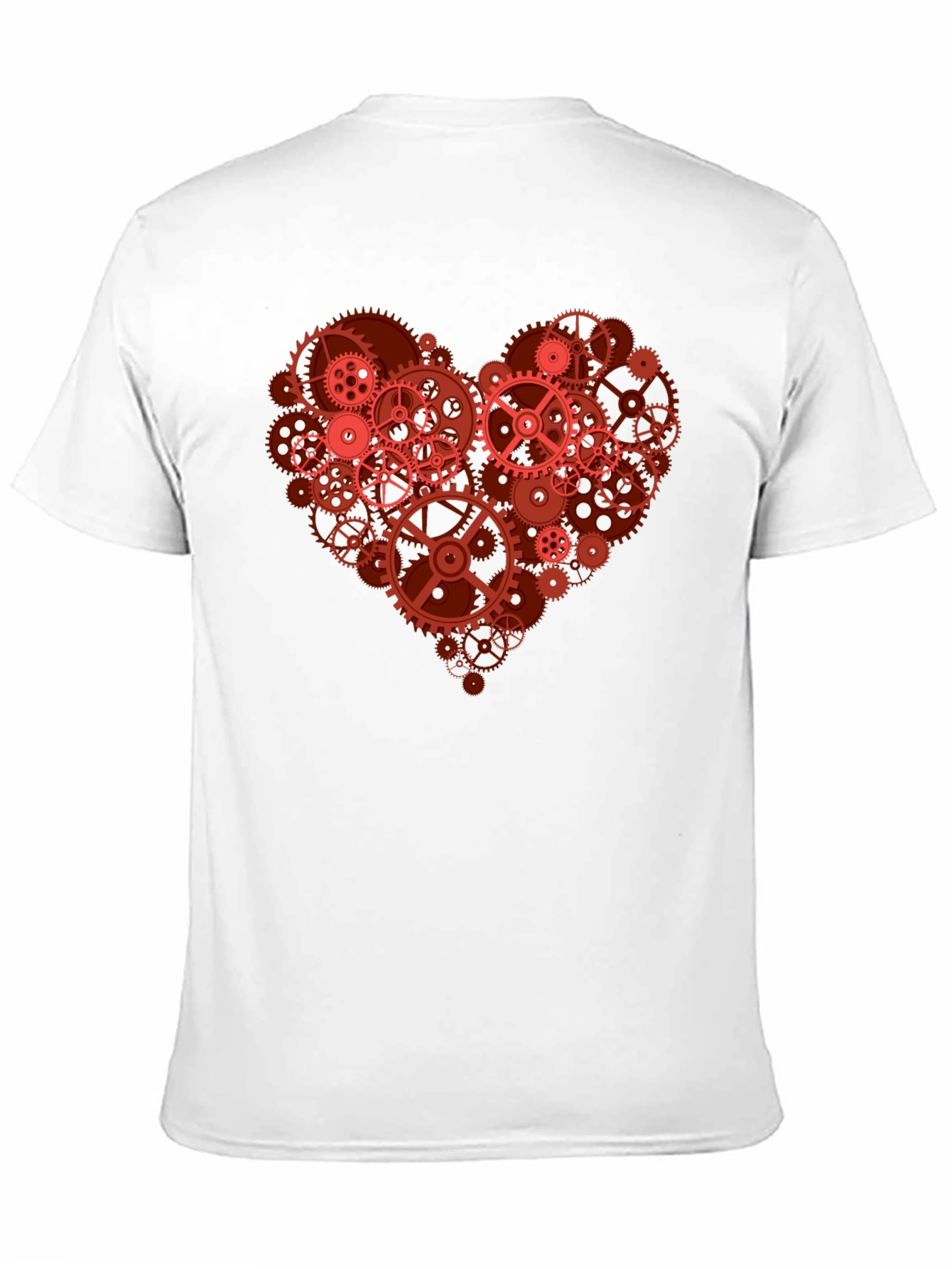 Gear Heart Graphic T-Shirt - Mechanical Love