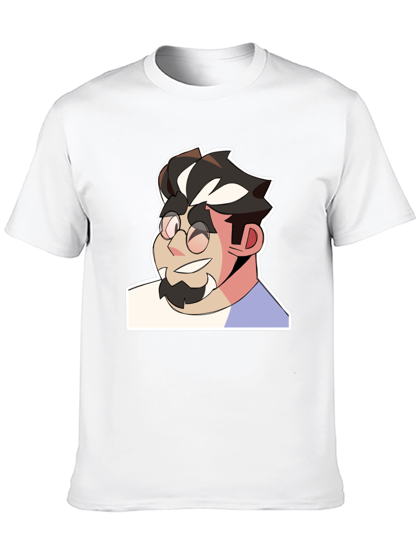 Cartoon Character Graphic Print Black T-Shirt