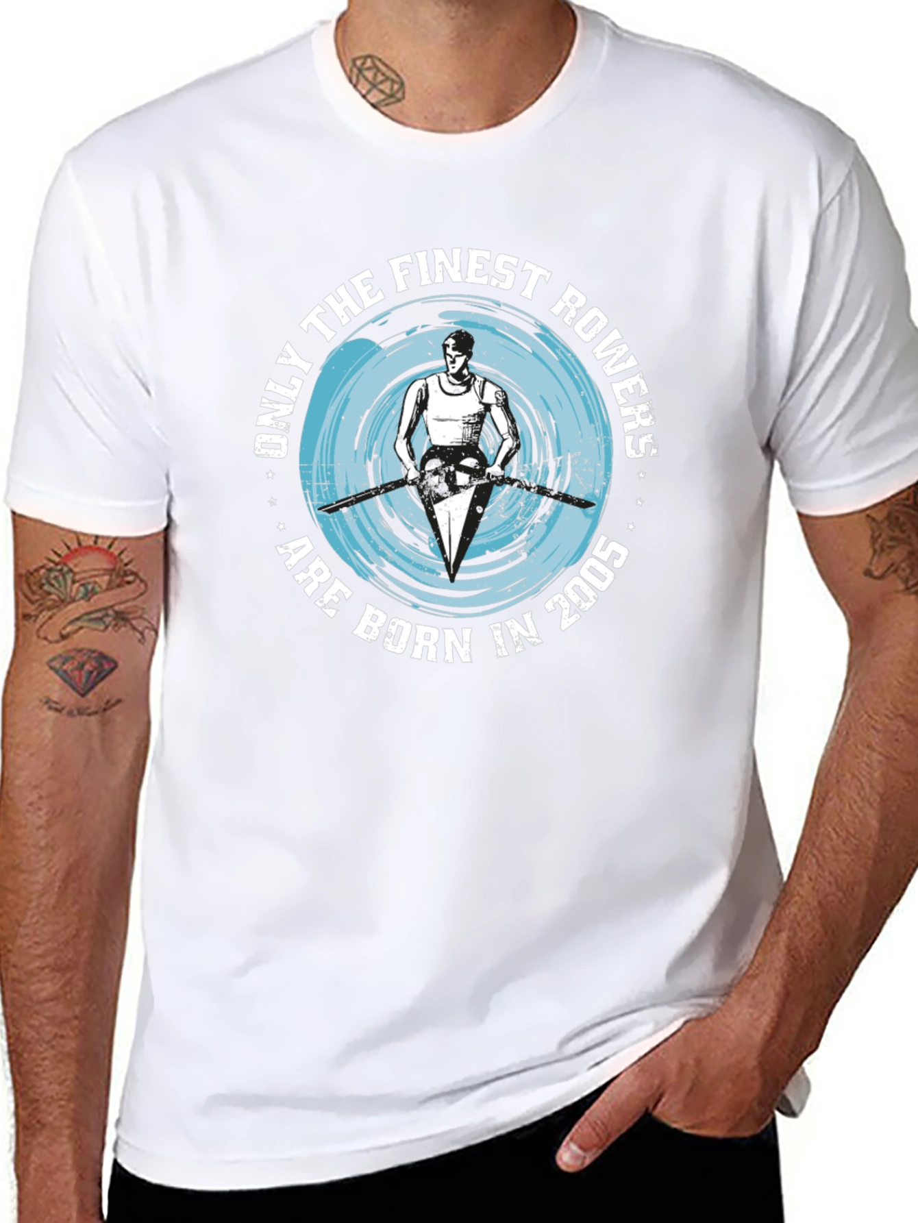 Finest Rowers Born in 2005 Black T-Shirt