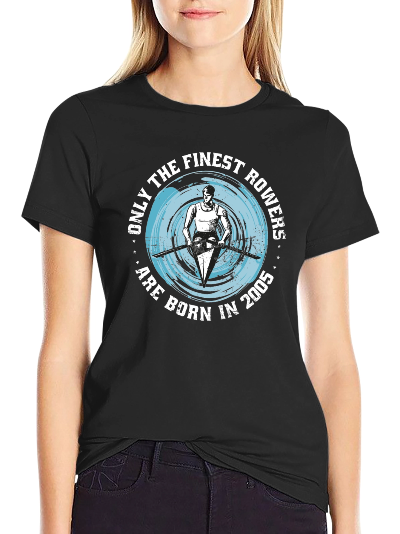 Finest Rowers Born in 2005 Black T-Shirt