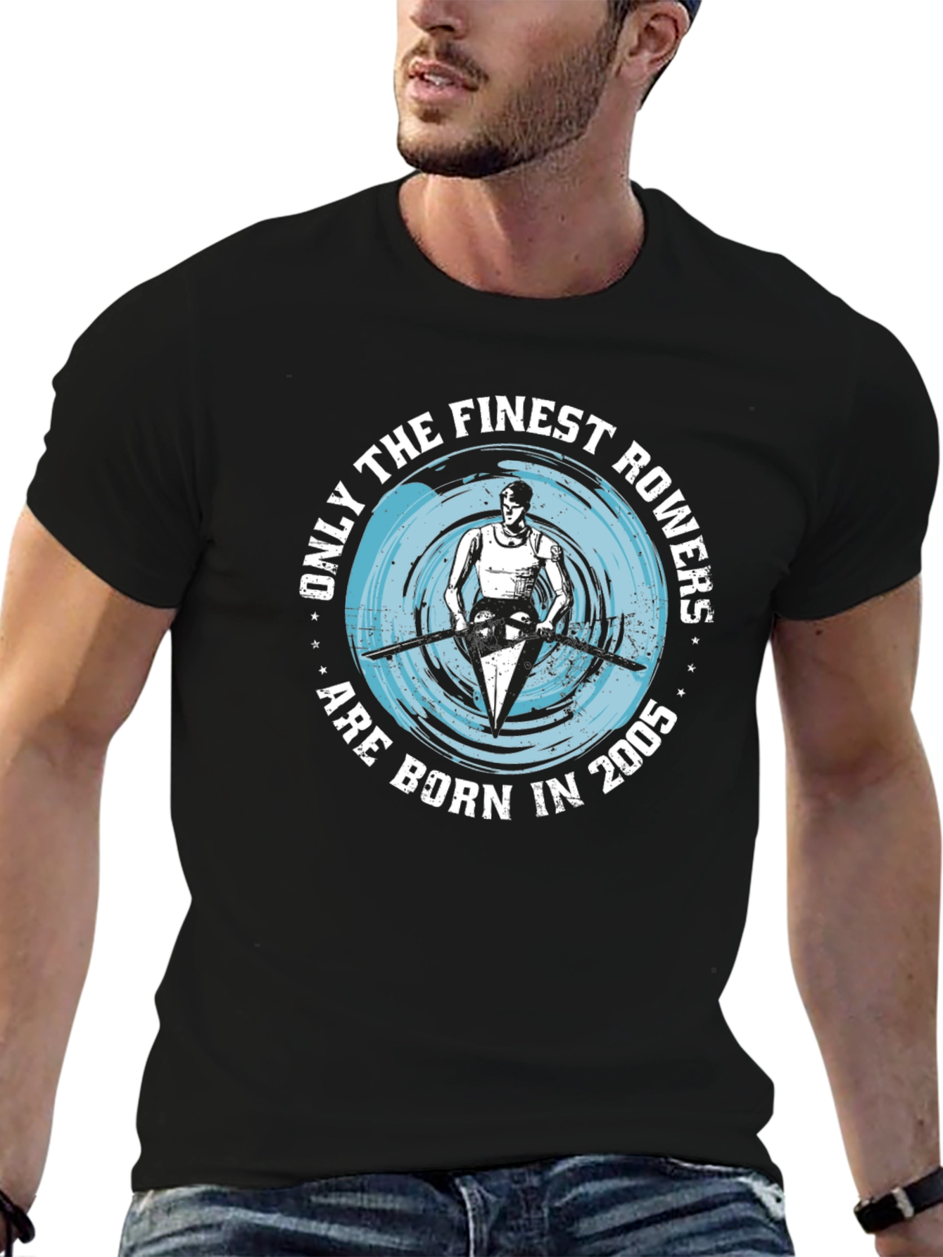 Finest Rowers Born in 2005 Black T-Shirt
