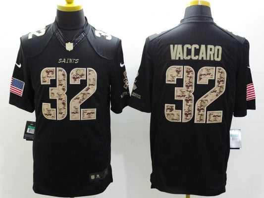 Men's New Orleans Saints Kenny Vaccaro #32 Black Game Player Jerseys