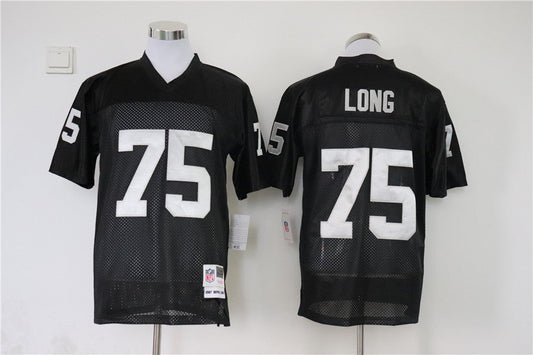 Men's Oakland Raiders Howie Long Mitchell & Ness Black Legacy Replica Jerseys