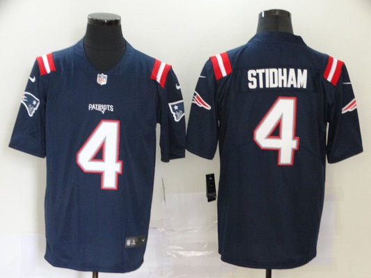 Men's New England Patriots Jarrett Stidham #4 Navy Game Jerseys
