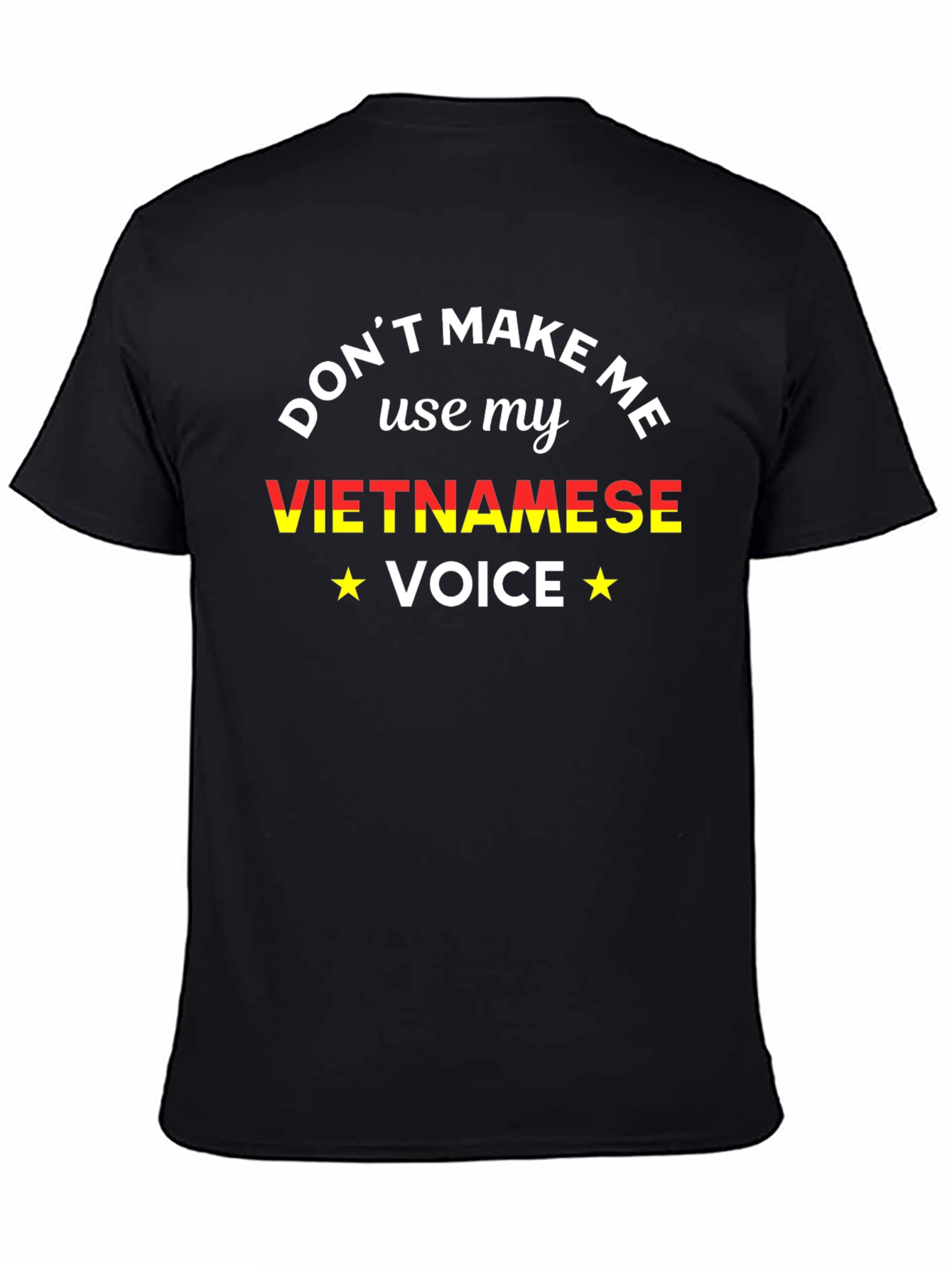 Vietnamese Voice Graphic Tee - Unisex Black T-Shirt