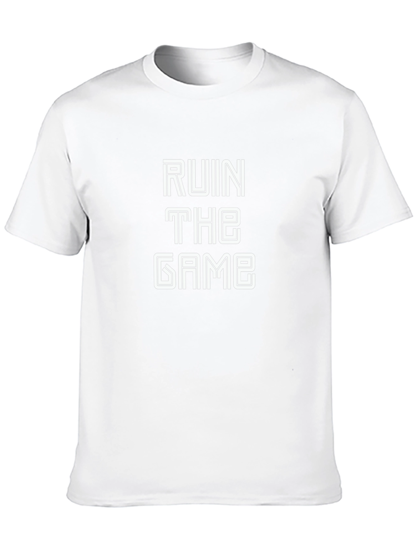 Ruin The Game Graphic Tee - Bold Statement Shirt