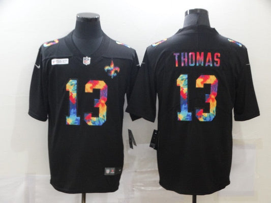 Men's New Orleans Saints Michael Thomas #13 Black Game Player Jerseys