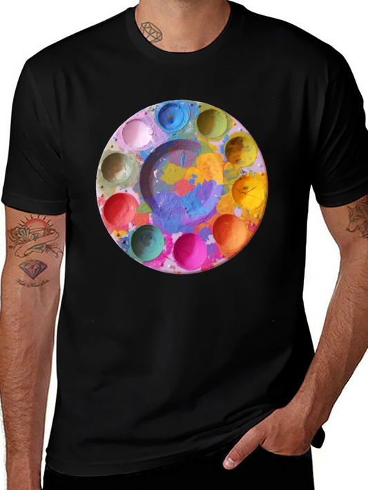 Painters Palette T-Shirt - Artistic Design