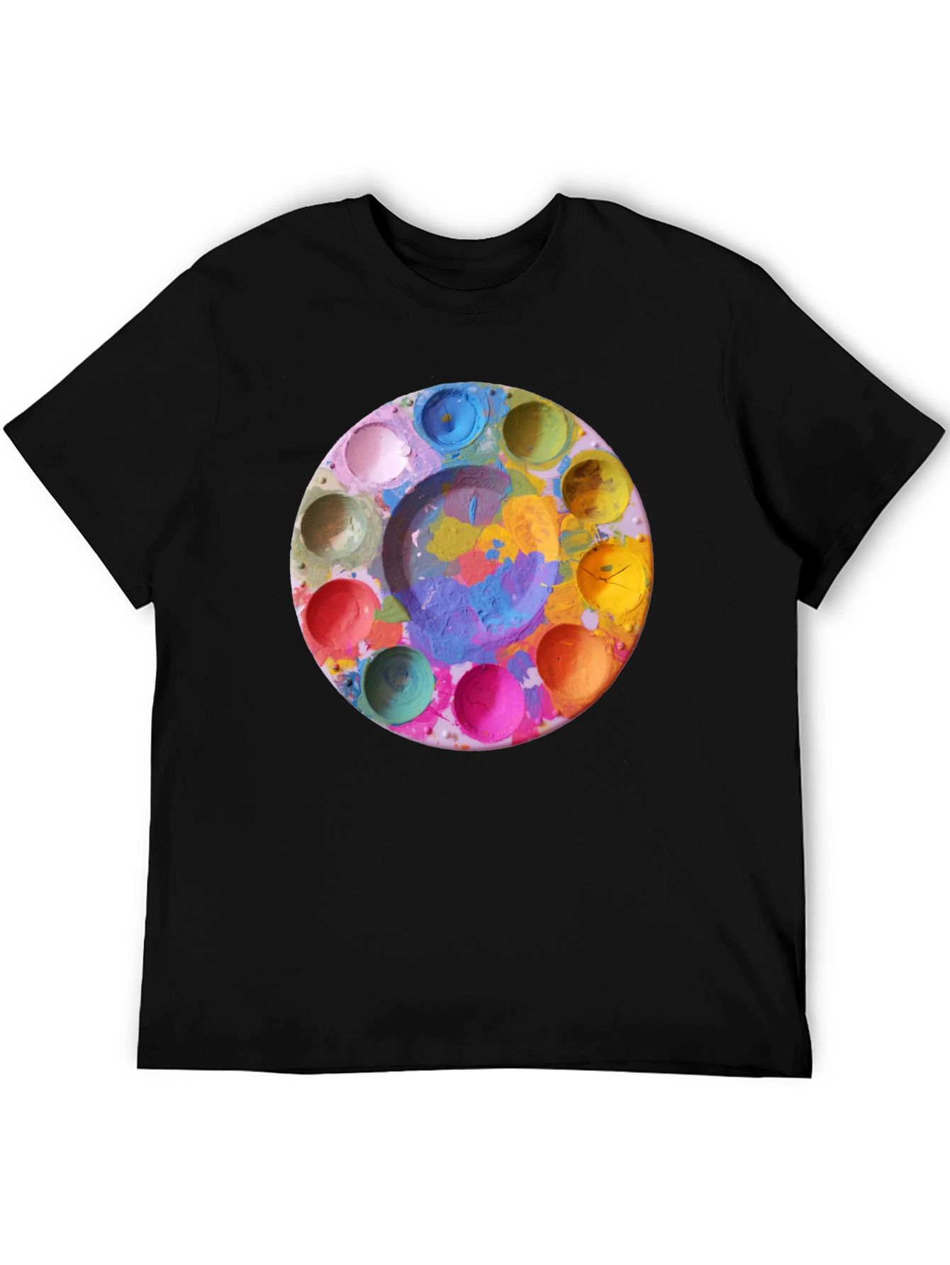 Painters Palette T-Shirt - Artistic Design