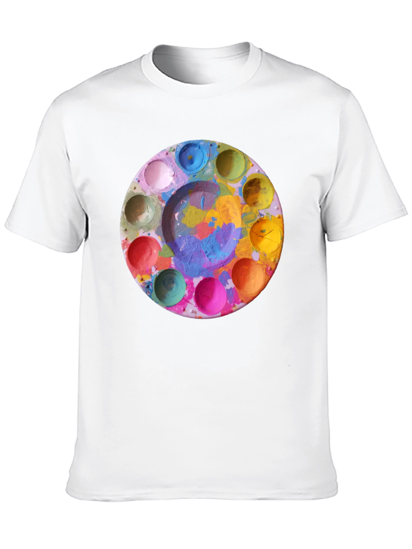 Painters Palette T-Shirt - Artistic Design