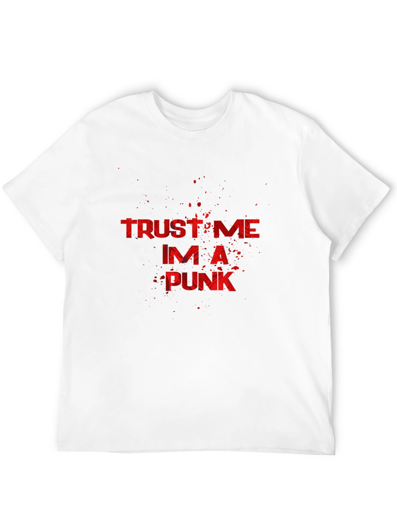 Trust Me Im A Punk T-Shirt - Black