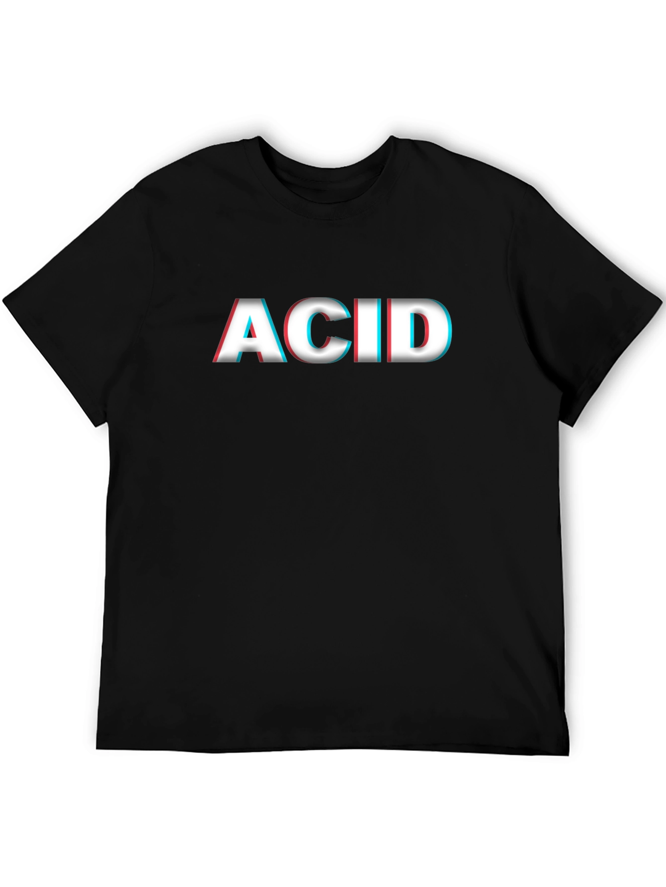 ACID 3D Effect Graphic Tee - Trendy & Stylish