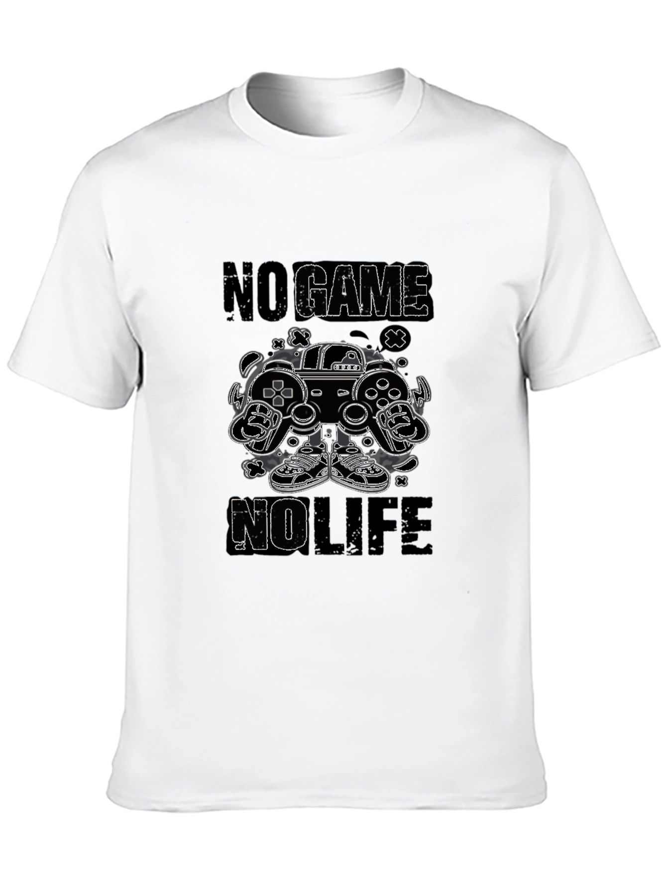 No Game No Life Gamer T-Shirt - Black
