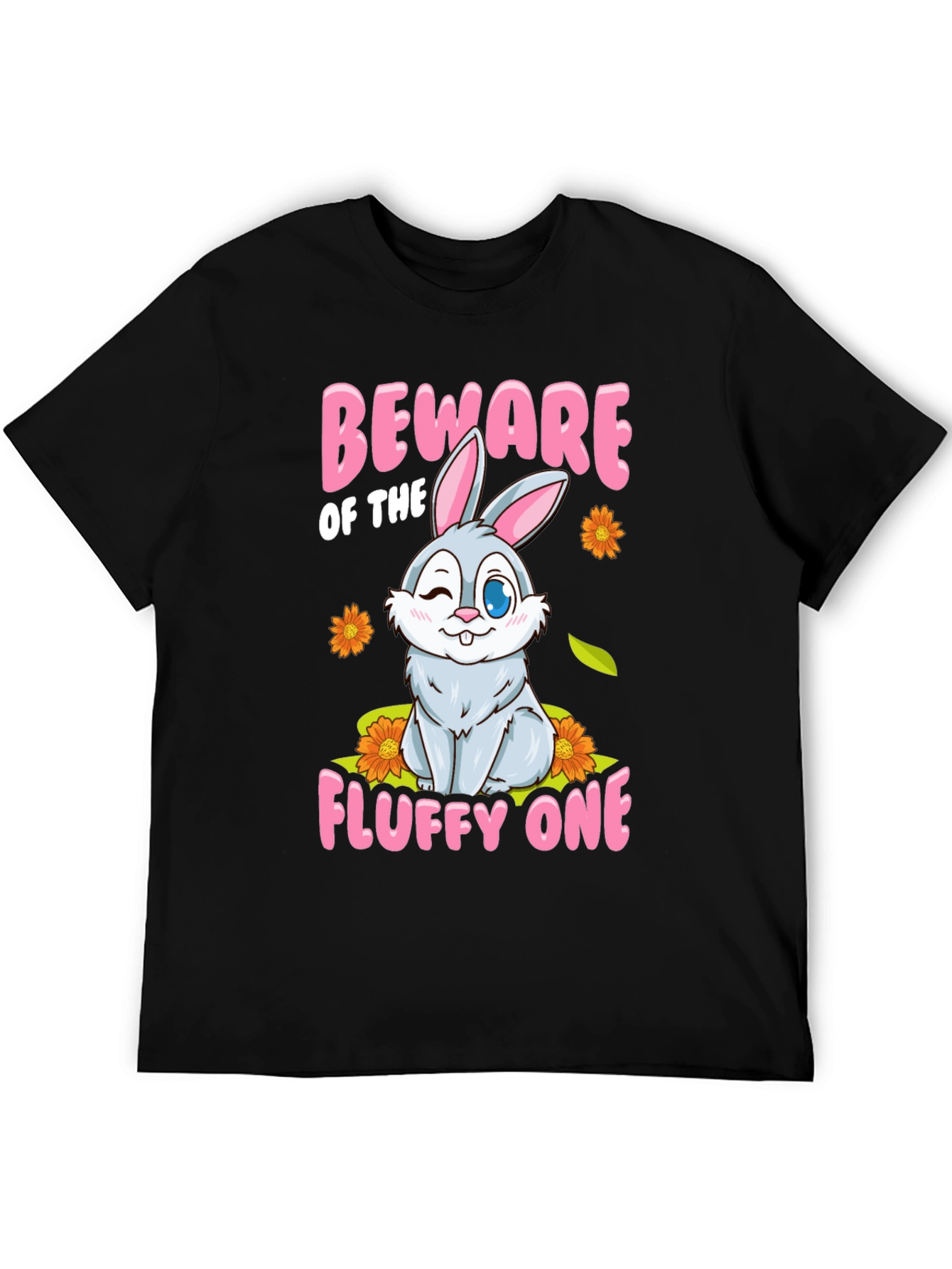 Beware of the Fluffy One Bunny T-Shirt