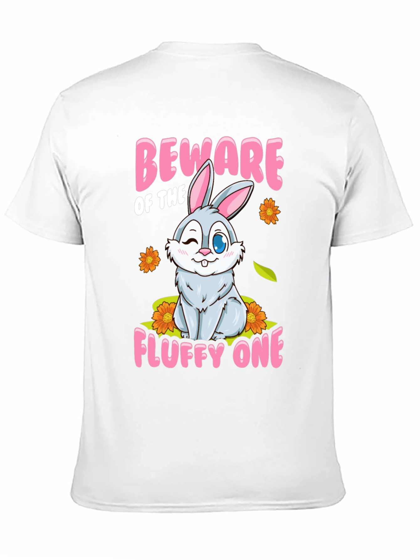 Beware of the Fluffy One Bunny T-Shirt