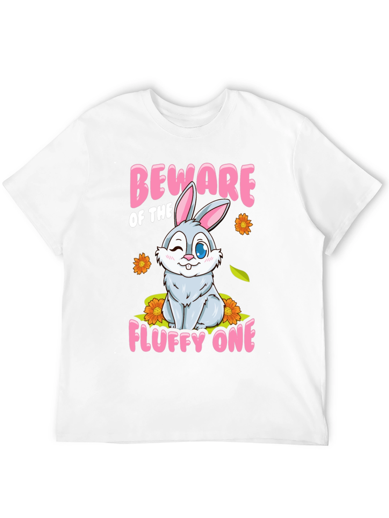 Beware of the Fluffy One Bunny T-Shirt