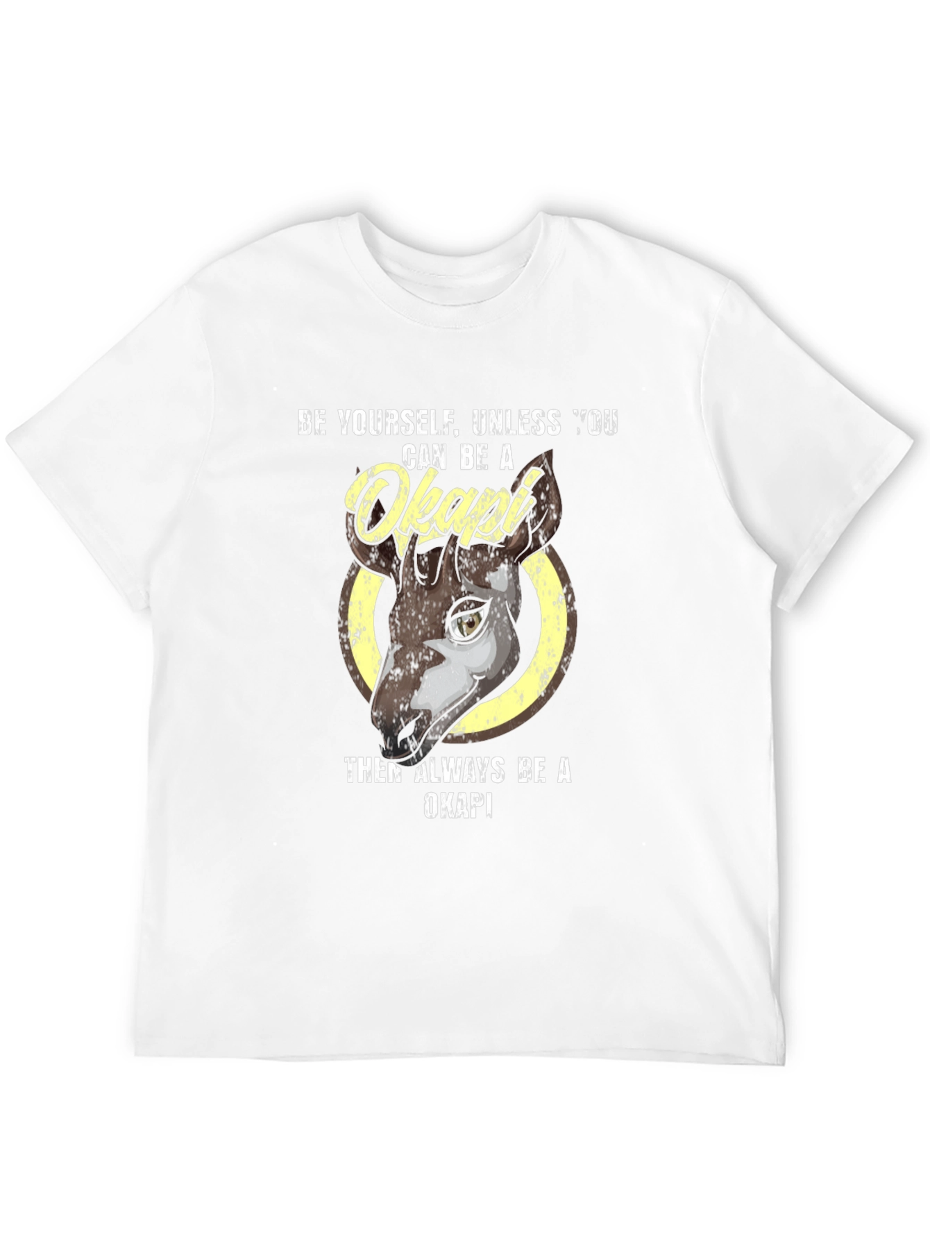 Be Yourself Okapi T-Shirt - Unique Animal Tee