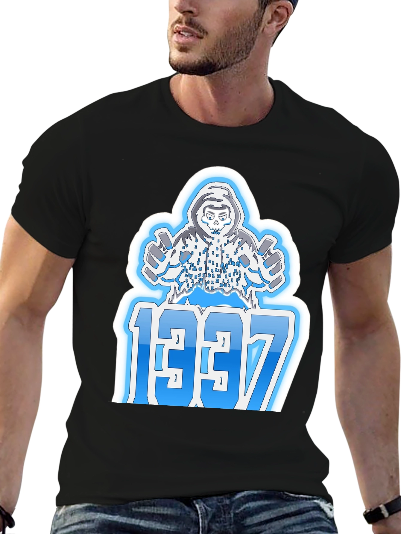 1337 Gamer T-Shirt - Black