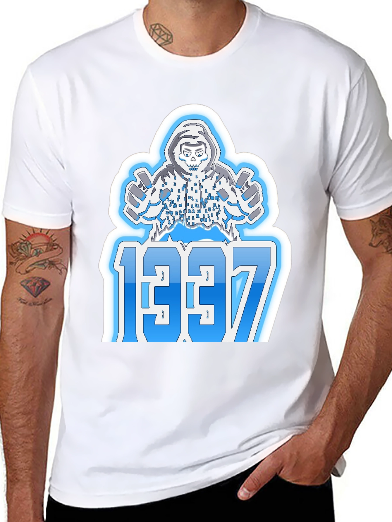 1337 Gamer T-Shirt - Black