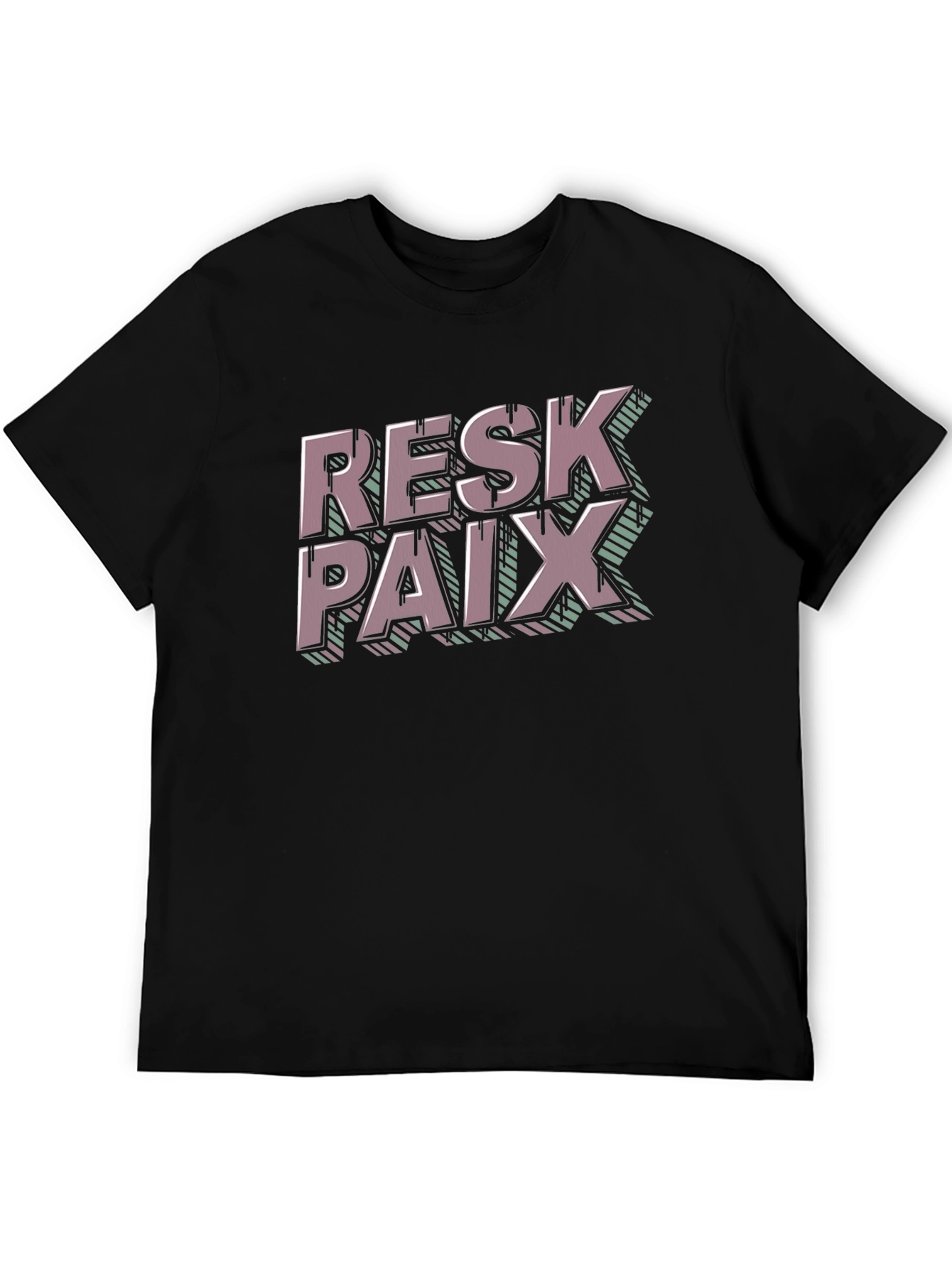 Resk Paix Graphic Tee - Trendy Casual Wear