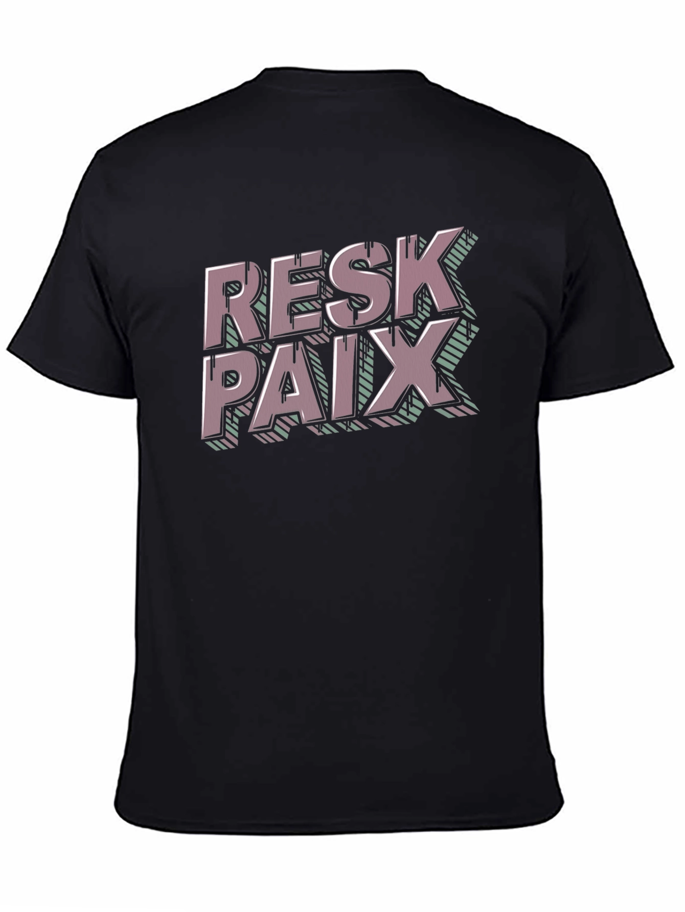 Resk Paix Graphic Tee - Trendy Casual Wear