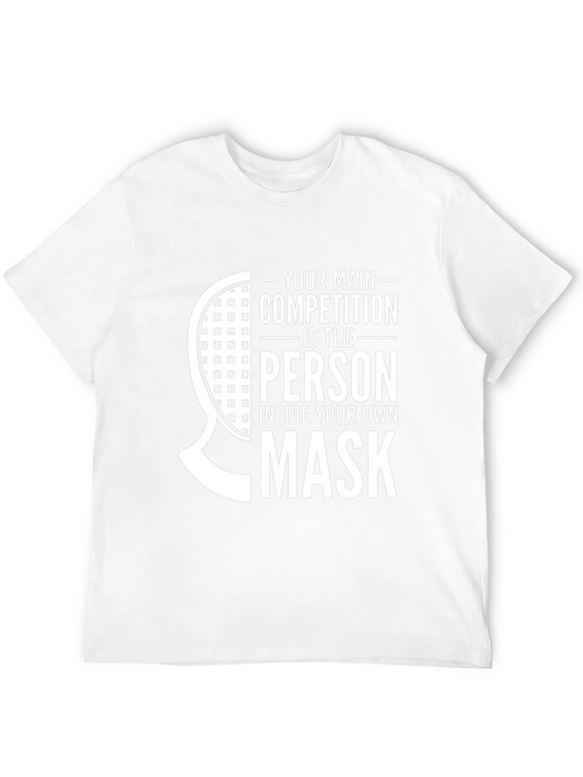 Fencing Mask Graphic Tee -  Competition Within