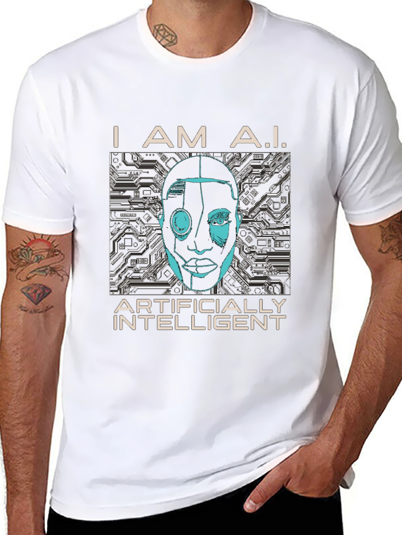 I AM A.I. Artificially Intelligent Graphic T-Shirt