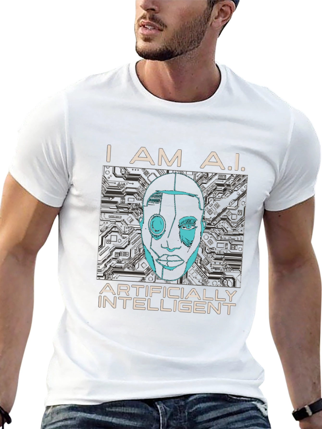 I AM A.I. Artificially Intelligent Graphic T-Shirt