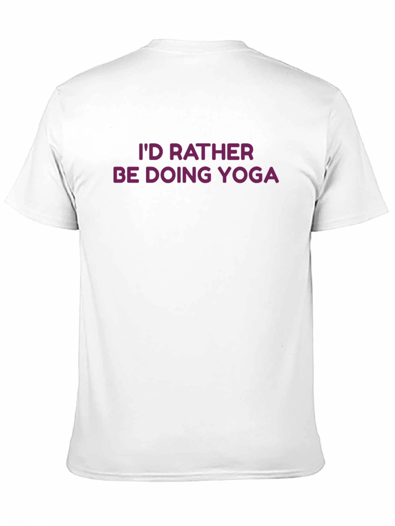 Yoga Lover T-Shirt - Id Rather Be Doing Yoga