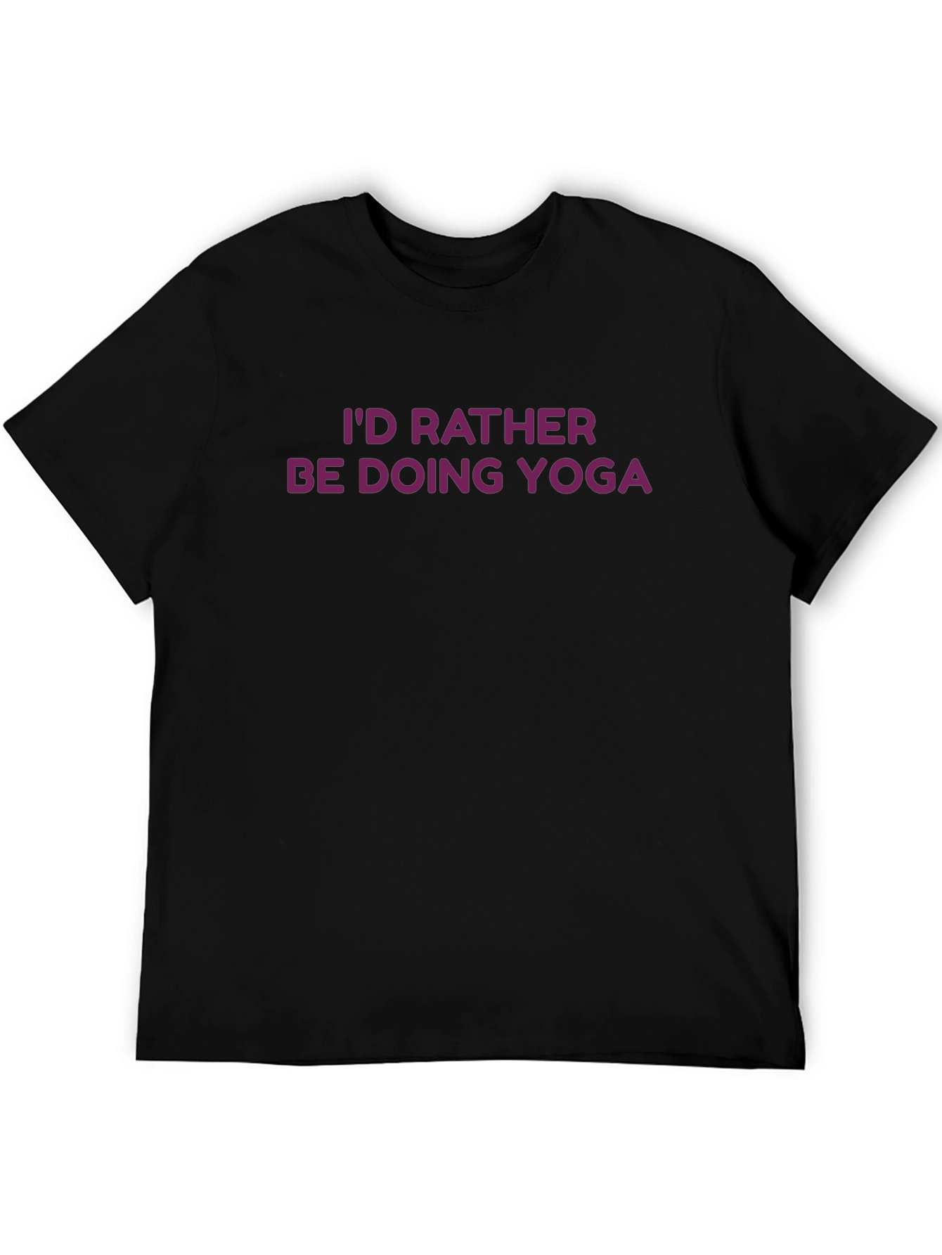 Yoga Lover T-Shirt - Id Rather Be Doing Yoga