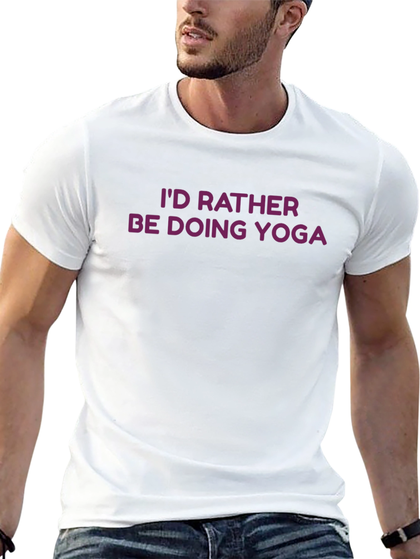 Yoga Lover T-Shirt - Id Rather Be Doing Yoga