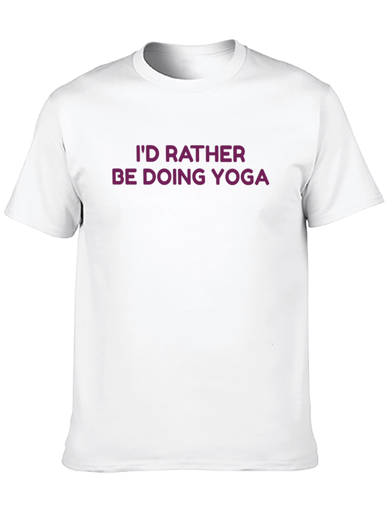 Yoga Lover T-Shirt - Id Rather Be Doing Yoga