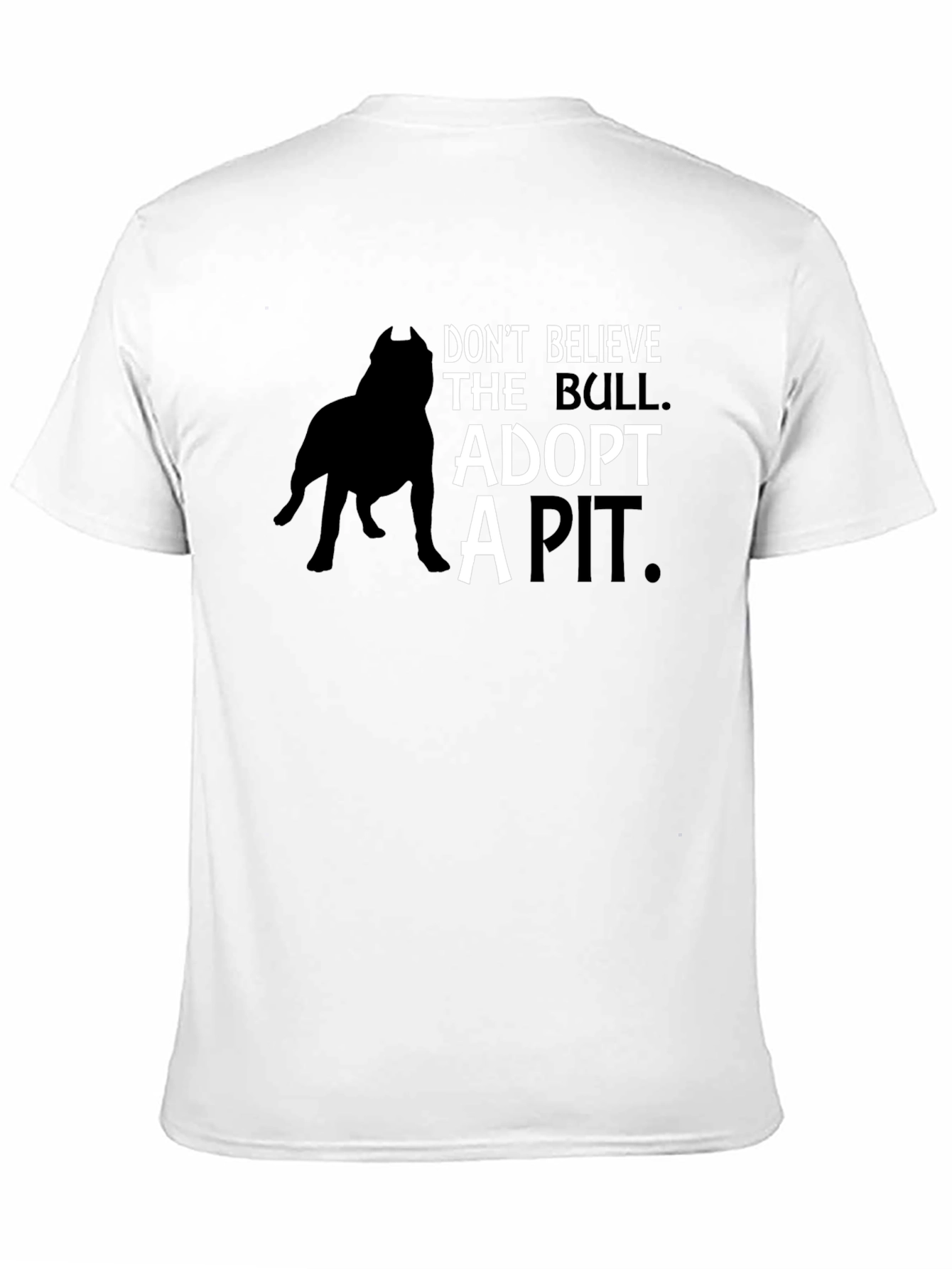 Adopt a Pit T-Shirt - Black