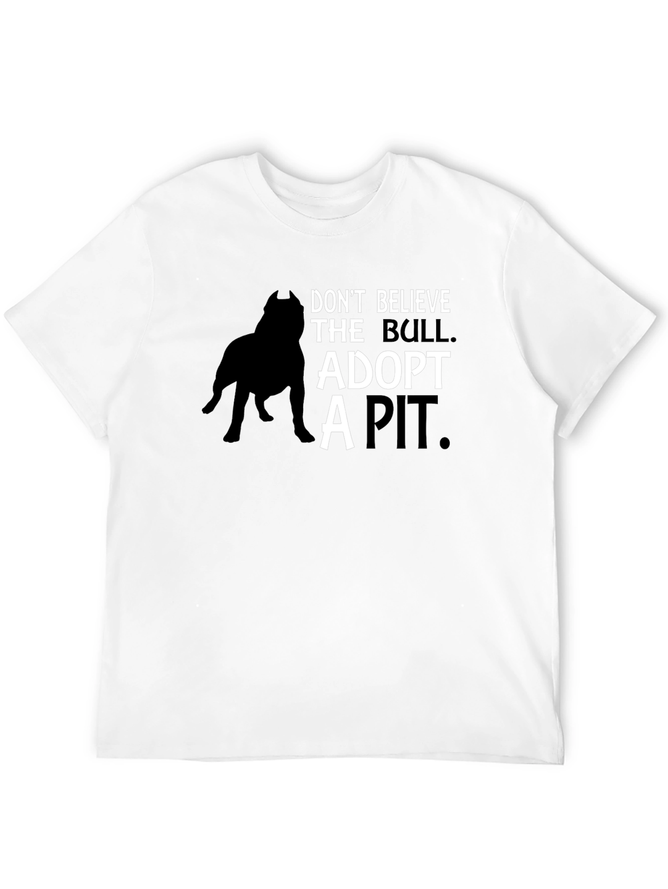 Adopt a Pit T-Shirt - Black