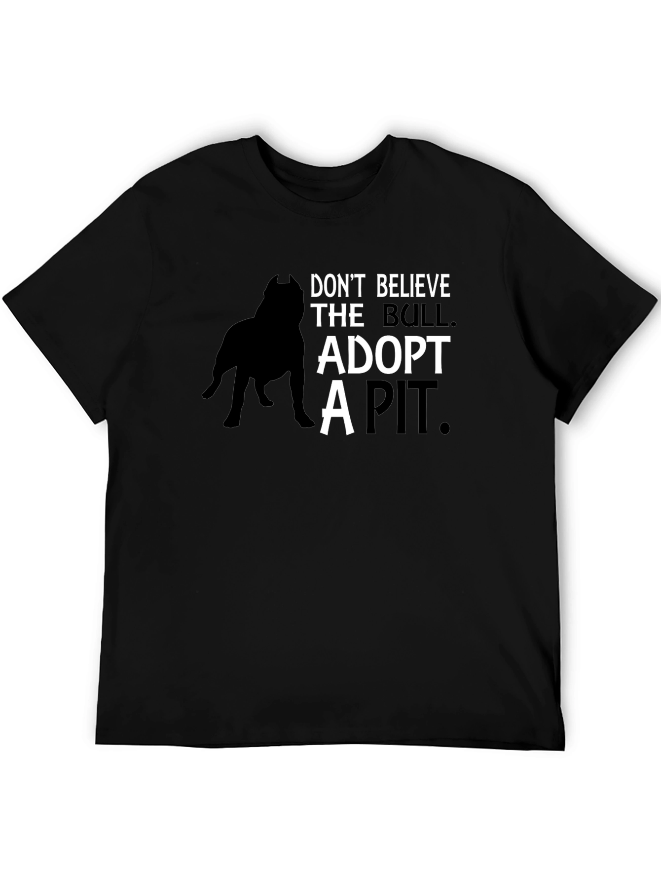 Adopt a Pit T-Shirt - Black