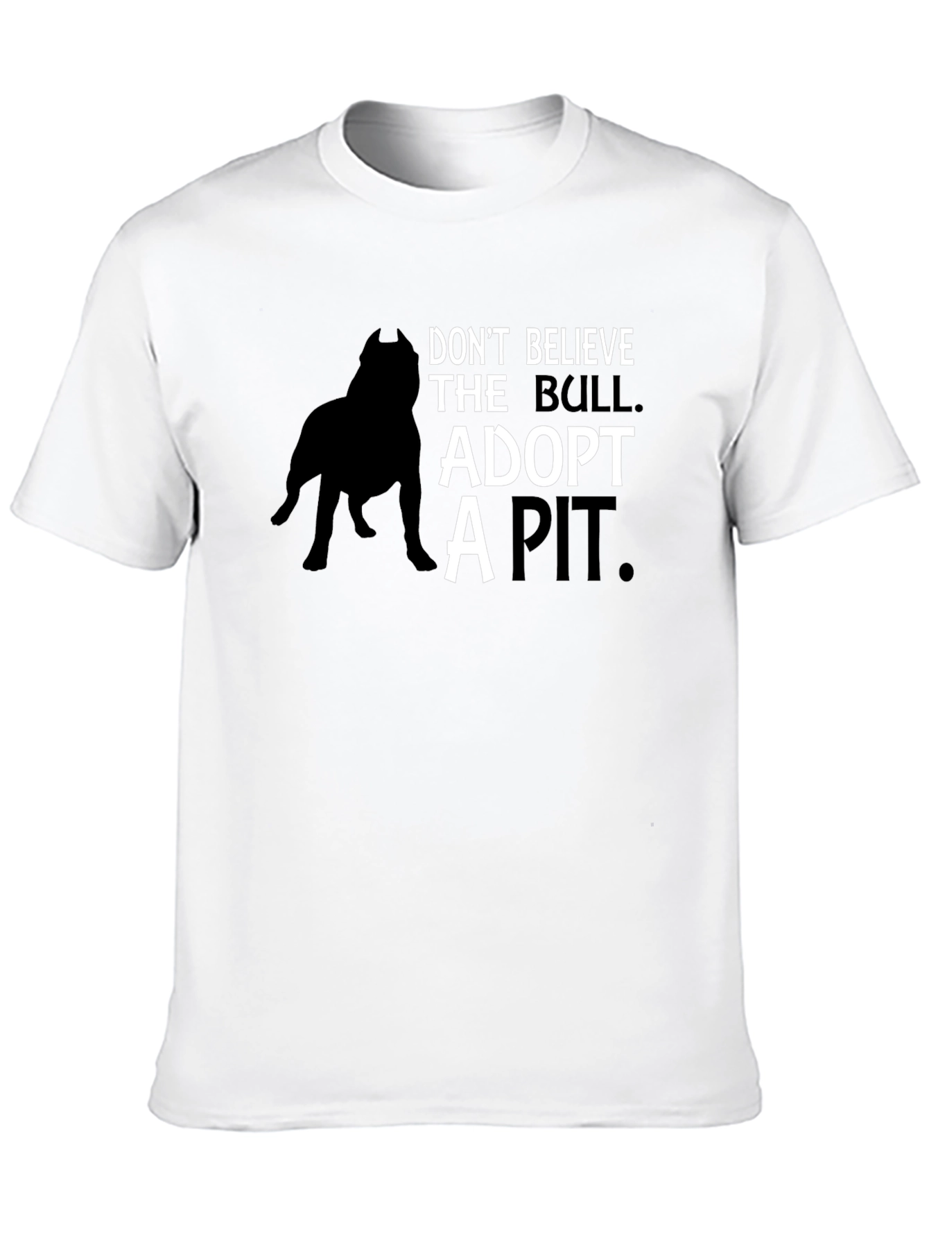 Adopt a Pit T-Shirt - Black