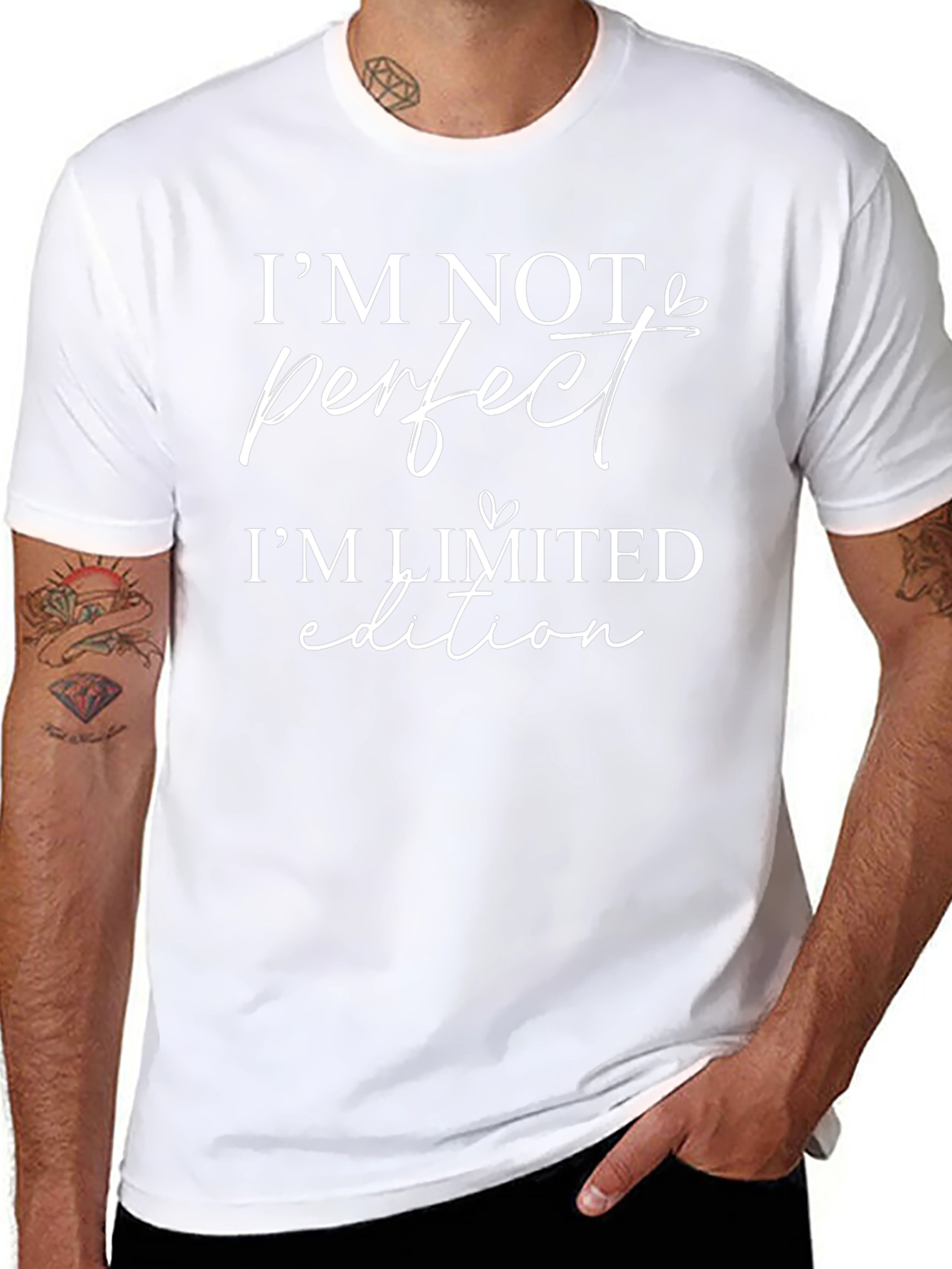 Im Not Perfect Im Limited Edition Black T-Shirt