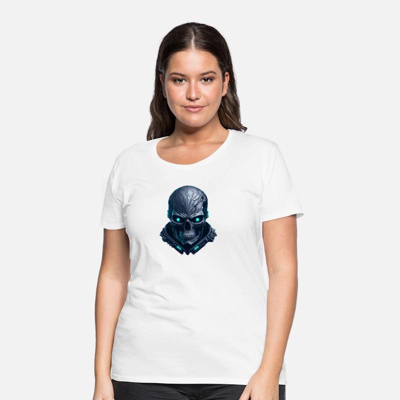 Dark cyberpunk Skull artwork