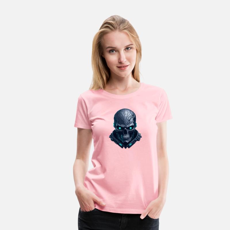 Dark cyberpunk Skull artwork