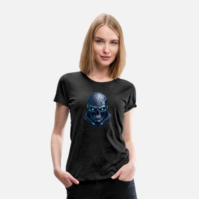 Dark cyberpunk Skull artwork