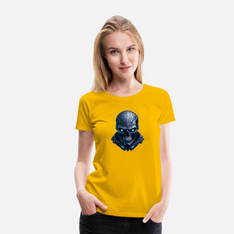 Dark cyberpunk Skull artwork